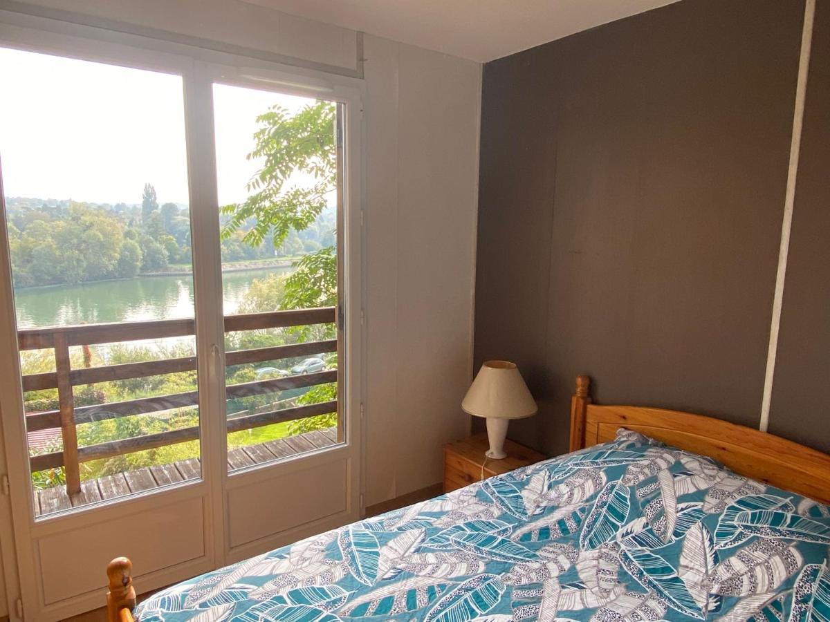 فيلا Le Coudray-Montceauxفي Chalet En Bord De Seine المظهر الخارجي الصورة